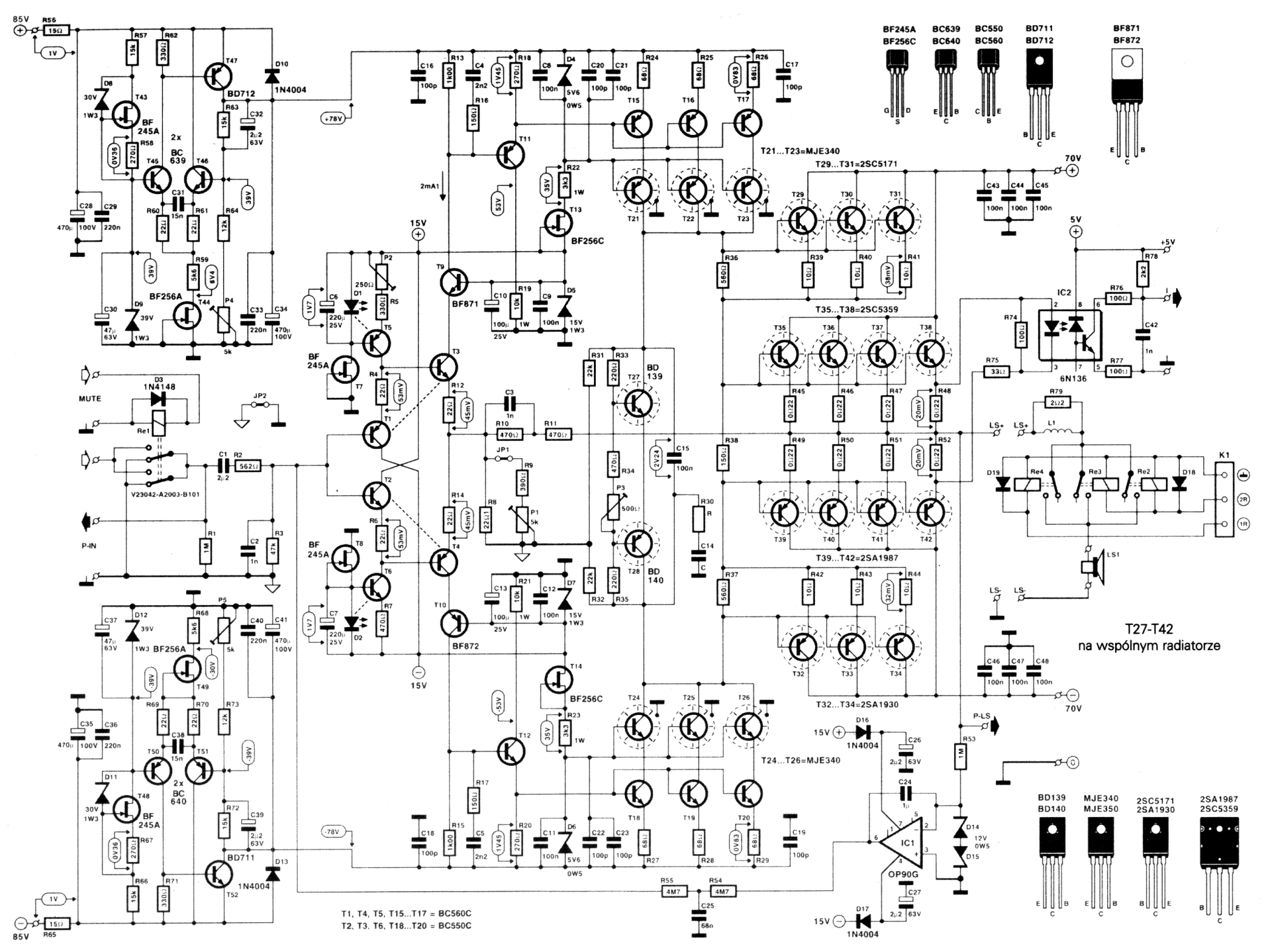 2000w Transistor Audio Power Amplifier Circuit Diagrsms - Power Amplifier 2000 Watt - 2000w Transistor Audio Power Amplifier Circuit Diagrsms