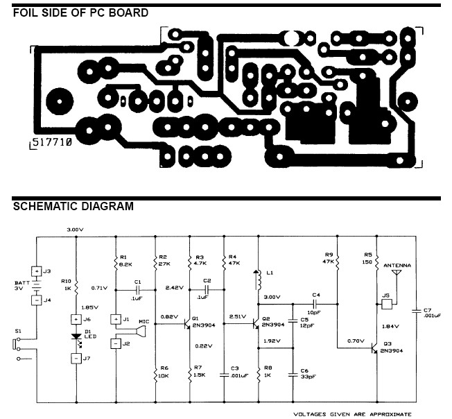 FM Wireless Microphone - Schematic Design