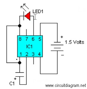 LED Flasher with LM3909 - Schematic Design