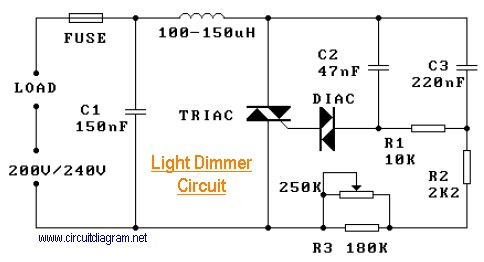 Ac Circuit Breaker Using Scr - 220v Light Dimmer 220v Light Dimmer  C2 B7 Electronic Candle Circuit Using - Ac Circuit Breaker Using Scr