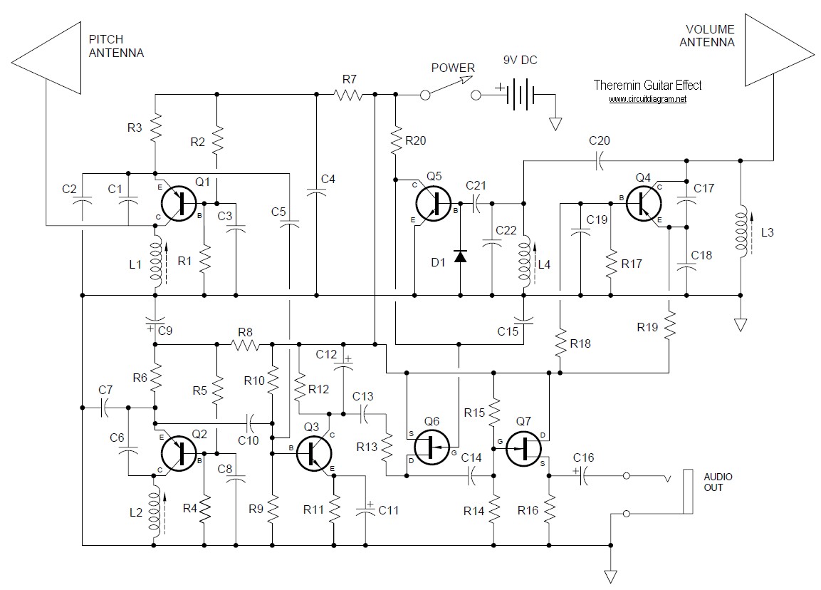 Cd1619cp Fm Radio Circuit - Theremin Instrument - Cd1619cp Fm Radio Circuit