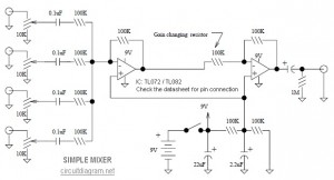 Low Cost Mixer Circuit diagram
