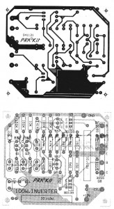 100W Inverter 12VDC to 220VAC circuit