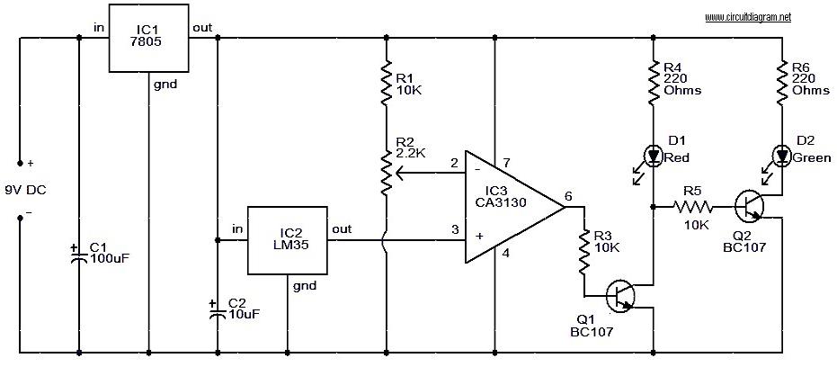220v Fuse Circuit Diagram - 5v Regulated Power Supply With Overvoltage Protection  C2 B7 Leds Temperature Indicator - 220v Fuse Circuit Diagram