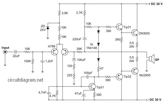 Circuitspower Amp 1500w - 300w Ocl Power Amplifier  C2 B7 400w Power Amplifier Safari - Circuitspower Amp 1500w