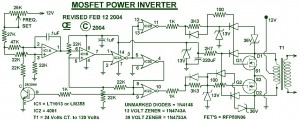 1000W Power Inverter circuit