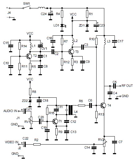 I'm Yahica: Rf Modulator Circuit Diagram