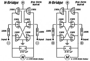 6 Transistor Tildens H Bridge circuit