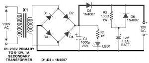 Pyroelectric Fire Alarm System circuit