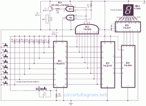 Circuit For Quiz Contest : Electronic Jam - Schematic Design
