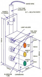 Simple Traffic Light Controller circuit