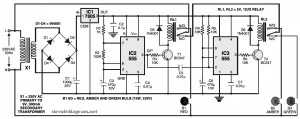 Simple trafic light controller circuit Simple Traffic Light Controller circuit